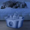 AquaPet Steel 3.2L – Fuente Automática de Acero Inoxidable con Filtro y Visor de Nivel