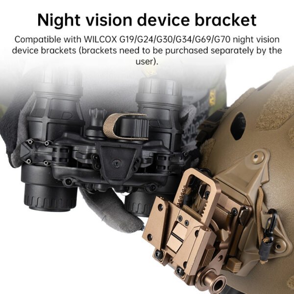 590214946 NightOps DTNVS – Visor Nocturno para Casco Táctico y Cosplay