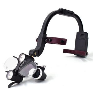 ShadowLite – Lámpara Dental Ultraliviana con Lupa y Doble Batería