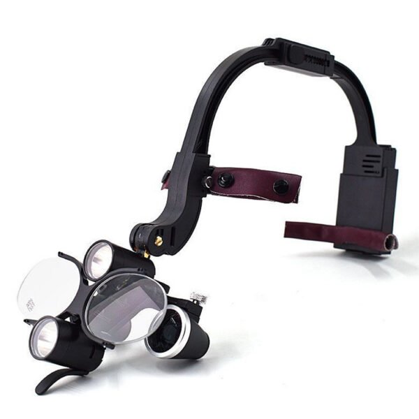 590215258 ShadowLite – Lámpara Dental Ultraliviana con Lupa y Doble Batería