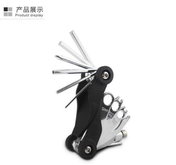 BikeFold 8020B – Multiherramienta Plegable para Bicicleta con Llaves Hexagonales