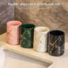 590214839 Luxe Duo – Set de Vasos de Cerámica para Baño en Pareja