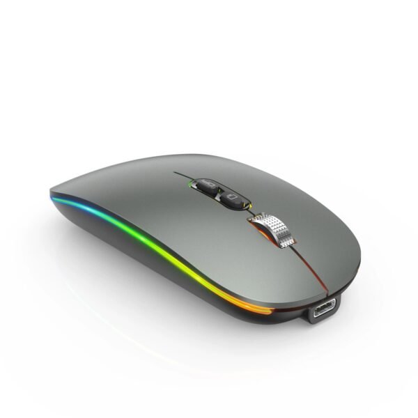 DualGlow – Mouse Inalámbrico Recargable Bluetooth con Iluminación