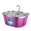 AquaPet Steel 3.2L – Fuente Automática de Acero Inoxidable con Filtro y Visor de Nivel