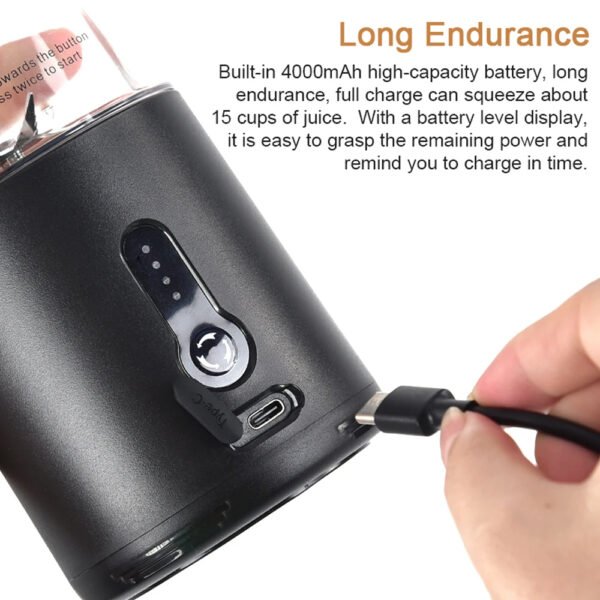 BlendTrip – Licuadora Portátil USB Recargable para Jugos y Smoothies