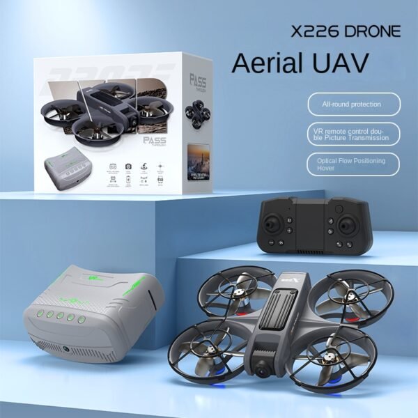 SkyRacer X226 – Drone FPV Brushless con Cámara HD y Vuelo Estable
