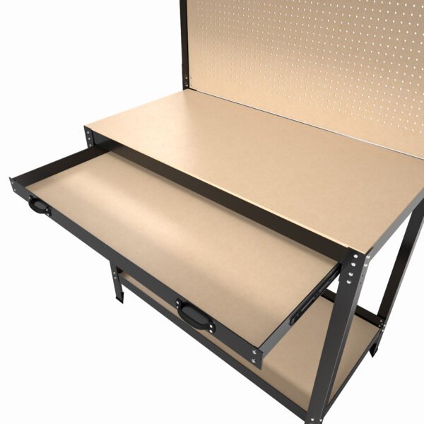 590215499 ToolStation 63 – Banco de Trabajo Profesional con Cajones y Panel Organizador
