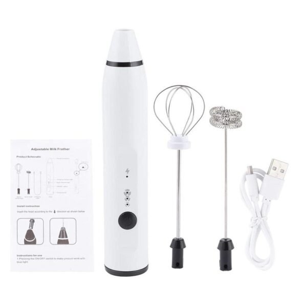 589465842 WhiskMate 3 en 1 – Espumador y Batidor Eléctrico