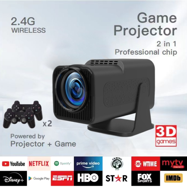 F600 CinemaGo – Proyector Portátil Full HD 1080P con Android y Soporte 4K