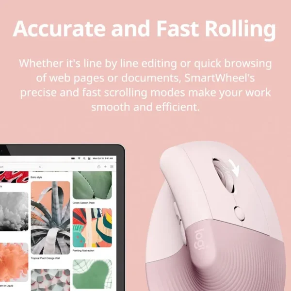 LiftEase – Mouse Ergonómico Inalámbrico Bluetooth para Oficina