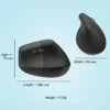 LiftEase – Mouse Ergonómico Inalámbrico Bluetooth para Oficina