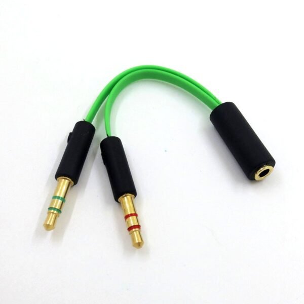 589467157 GameSplit 2 en 1 – Adaptador de Audio y Micrófono para Auriculares Gamer