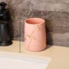 590214832 Luxe Duo – Set de Vasos de Cerámica para Baño en Pareja