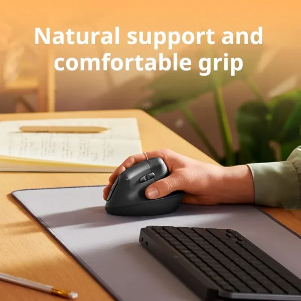 LiftEase – Mouse Ergonómico Inalámbrico Bluetooth para Oficina
