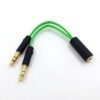 589467160 GameSplit 2 en 1 – Adaptador de Audio y Micrófono para Auriculares Gamer