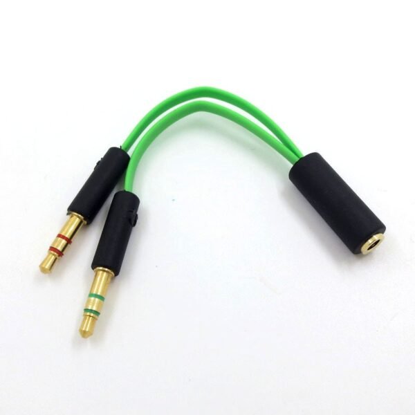 589467160 GameSplit 2 en 1 – Adaptador de Audio y Micrófono para Auriculares Gamer