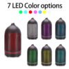 ColorMist Wood – Difusor Ultrasónico USB con Luz Ambiental y Acabado Madera