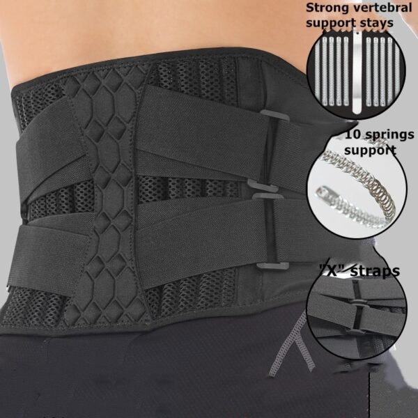 CoreBack – Faja Lumbar de Soporte Ajustable para Deporte y Uso Diario