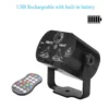 589466737 NeonBeam Mini – Luz Disco RGB con Láser LED para Fiestas