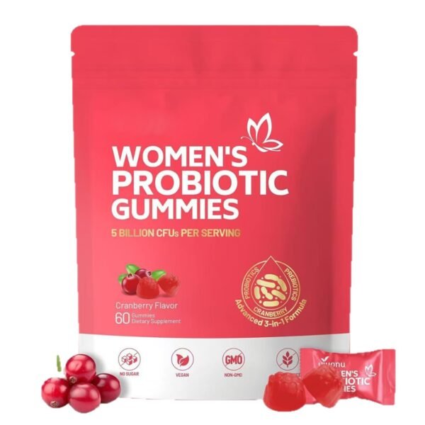 Gummies Probióticas para Mujer – 60 Unidades