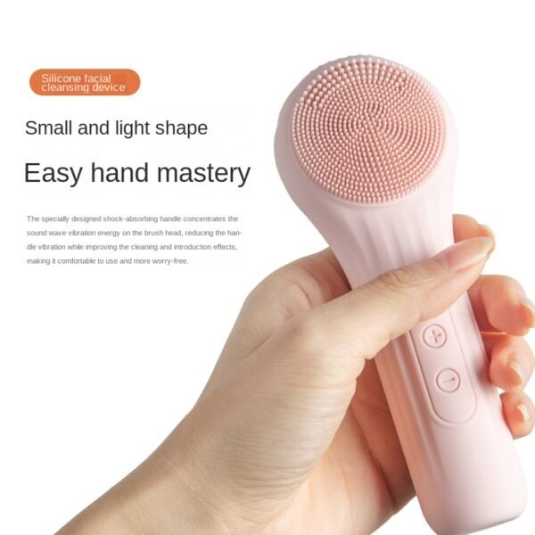 PureGlow Sonic – Limpiador Facial de Silicona con Calor y Masaje